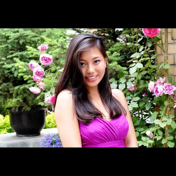 Shosanna real silk purple dress - Picture 1 of 5